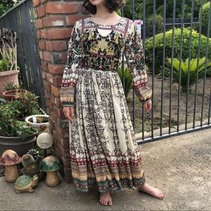 Bhanuni by JYOTI for Anthropologie midi dress